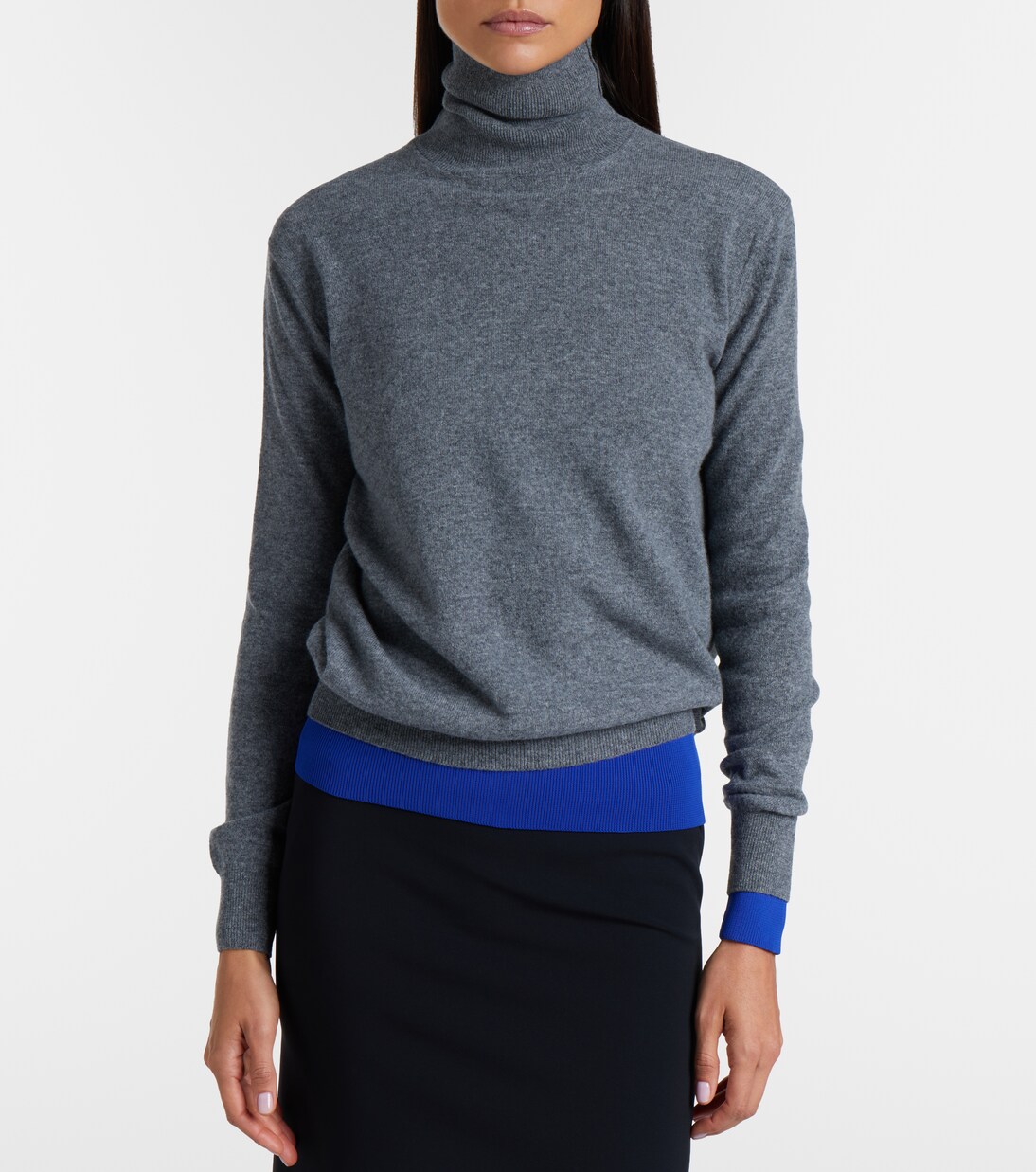 Pull à col roulé en laine et cachemire | Jil Sander