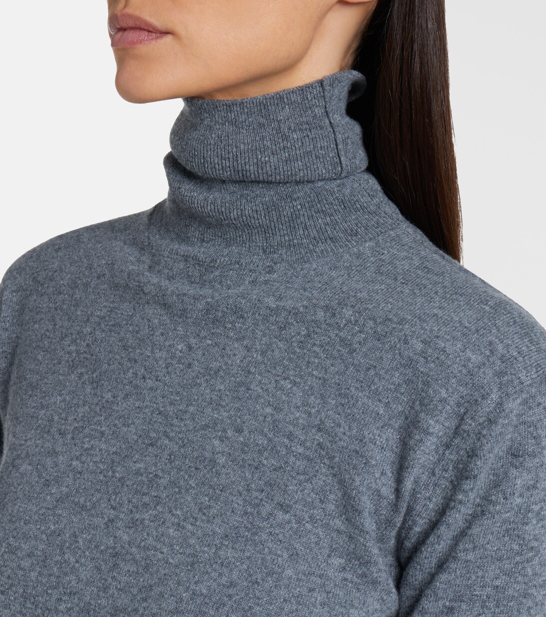 Pull à col roulé en laine et cachemire | Jil Sander