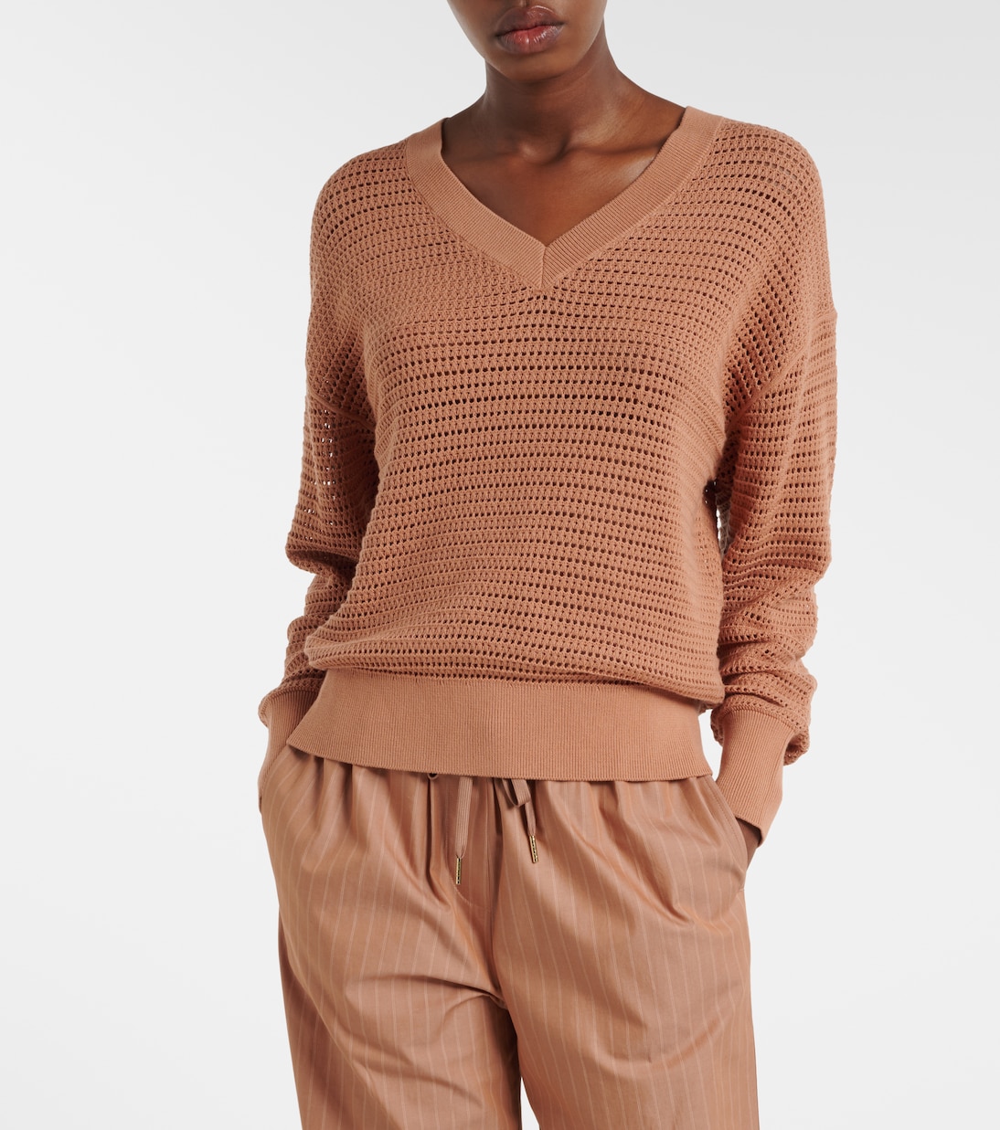 Gaia open-knit cotton sweater | Varley