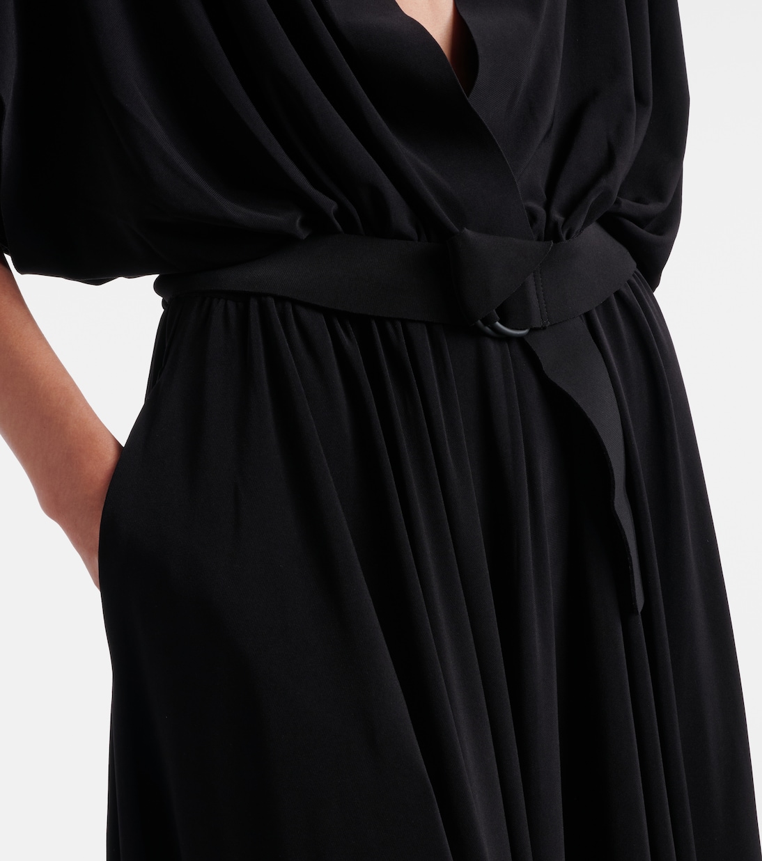 Belted oversized midi dress | Norma Kamali