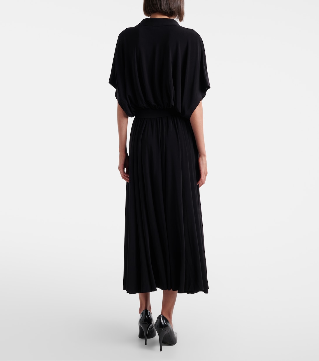 Belted oversized midi dress | Norma Kamali