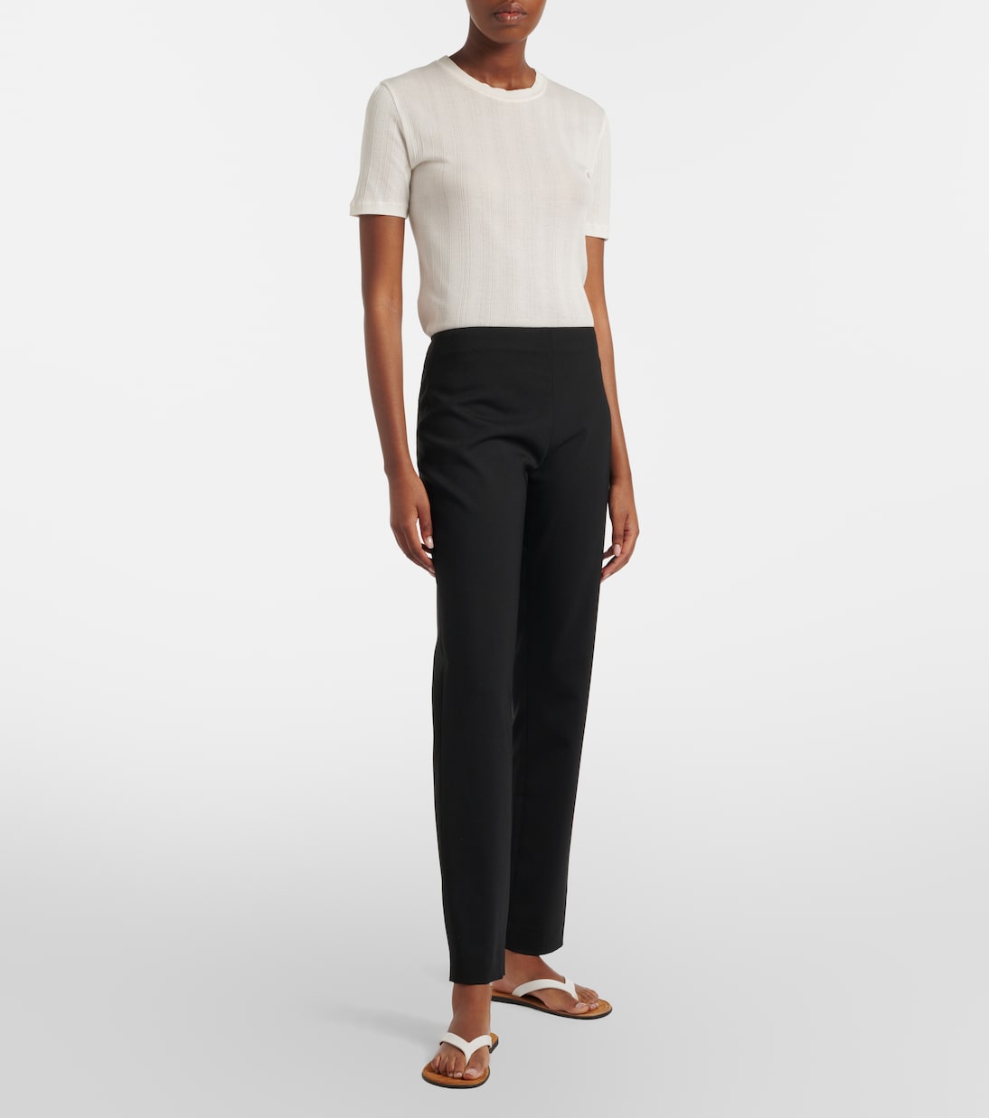 Flamenca wool straight pants | The Row
