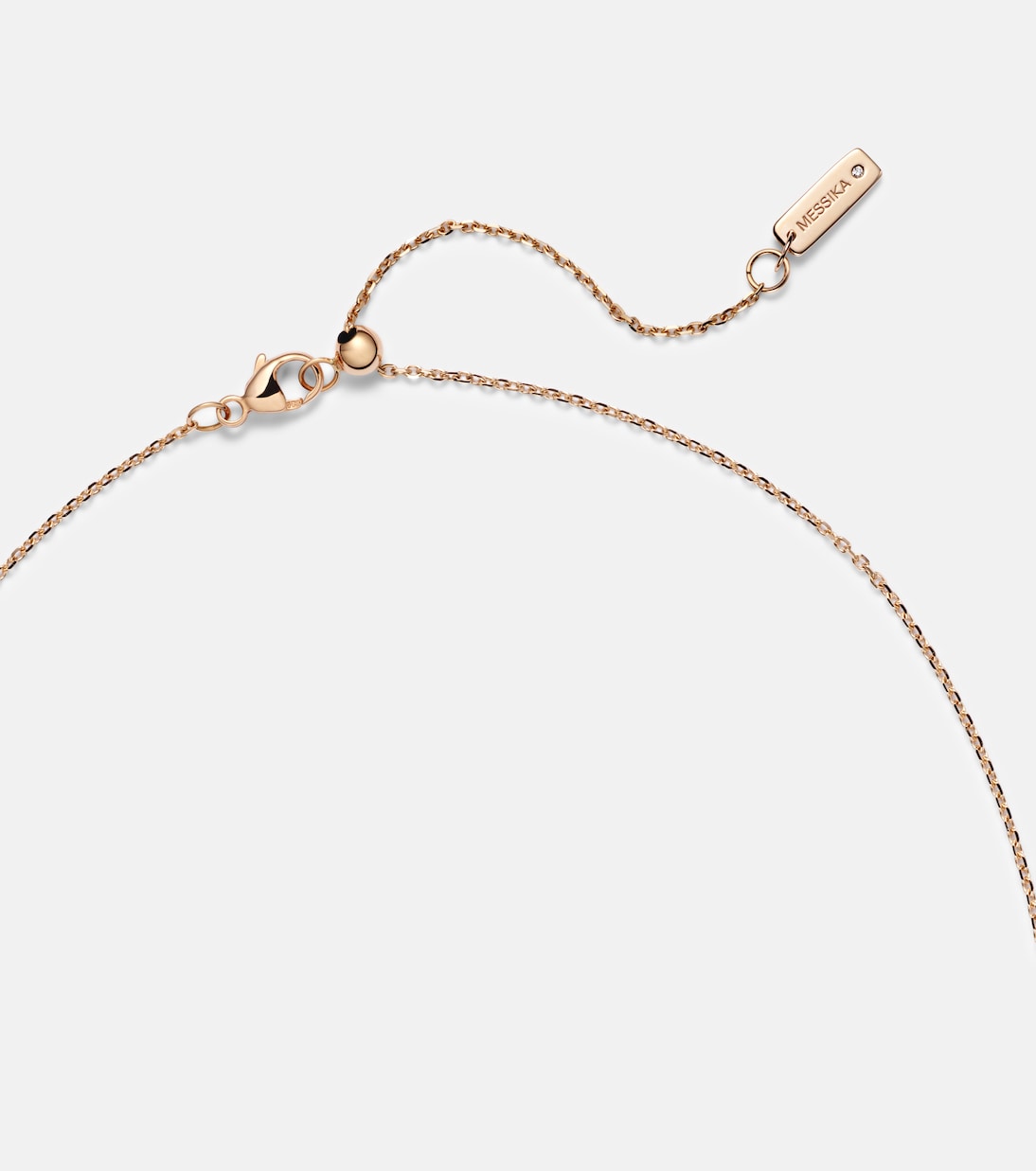 Move Uno 18kt rose gold choker with diamonds | Messika