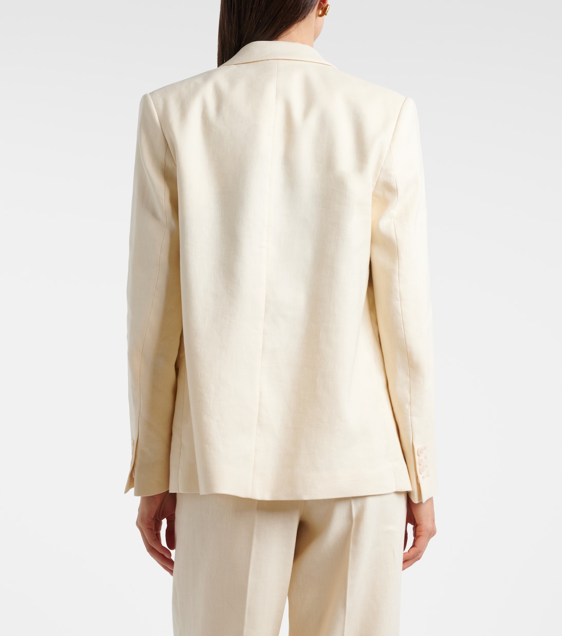 Blazer Casual Sophistication en mezcla de lino y algodón | Dorothee Schumacher