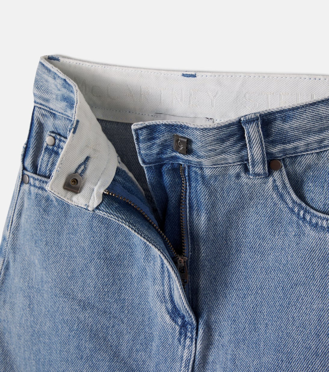 Patch-appliqué denim skirt | Stella McCartney Kids