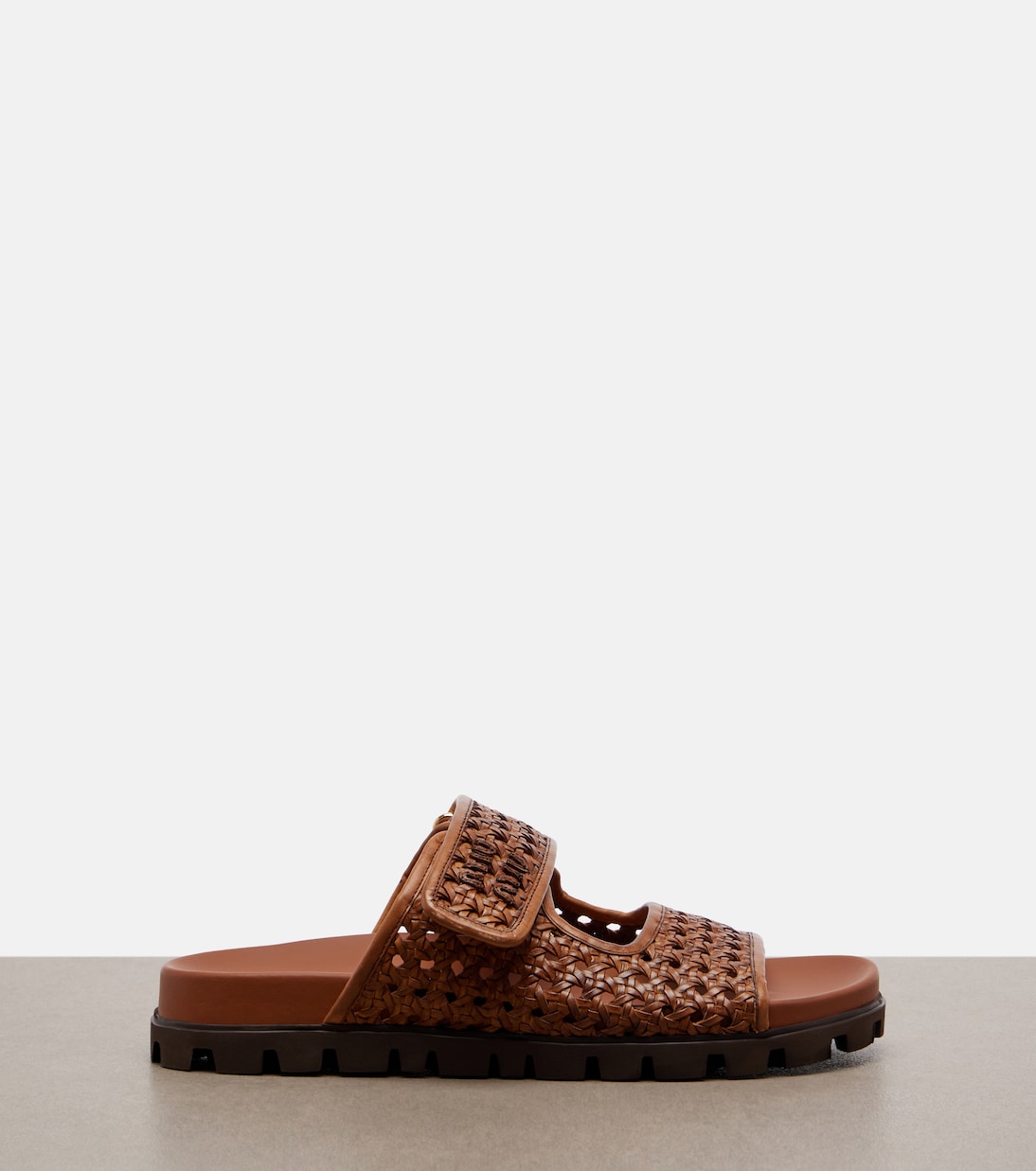 Sandalen aus Leder | Miu Miu
