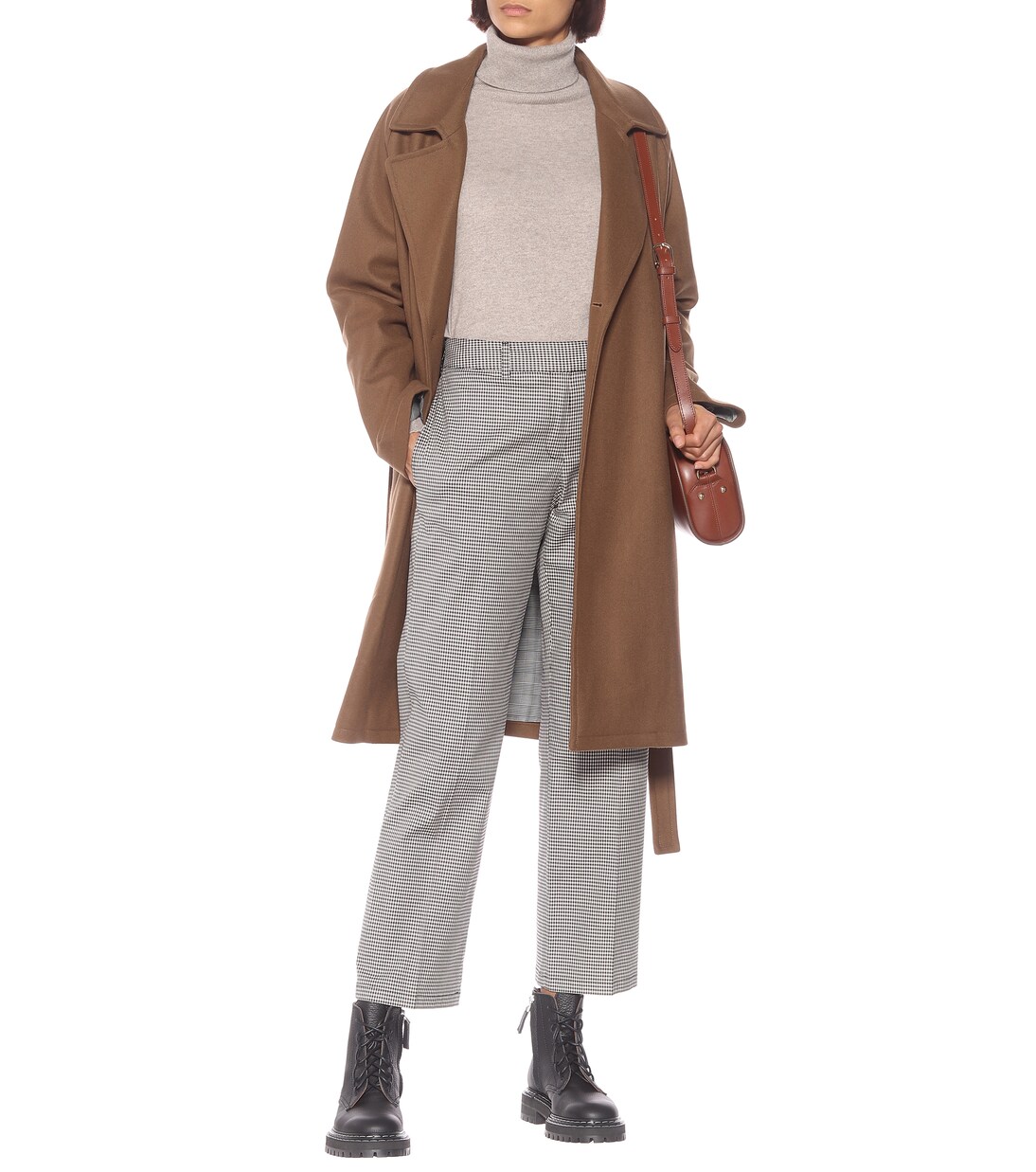 Pantalon Cece en coton mélangé à carreaux | A.P.C.