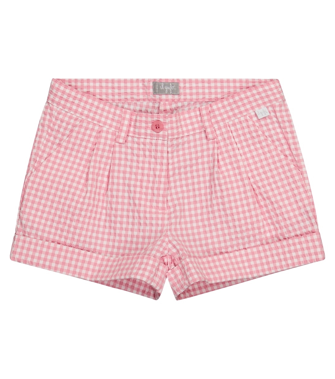 Gingham cotton-blend shorts | Il Gufo