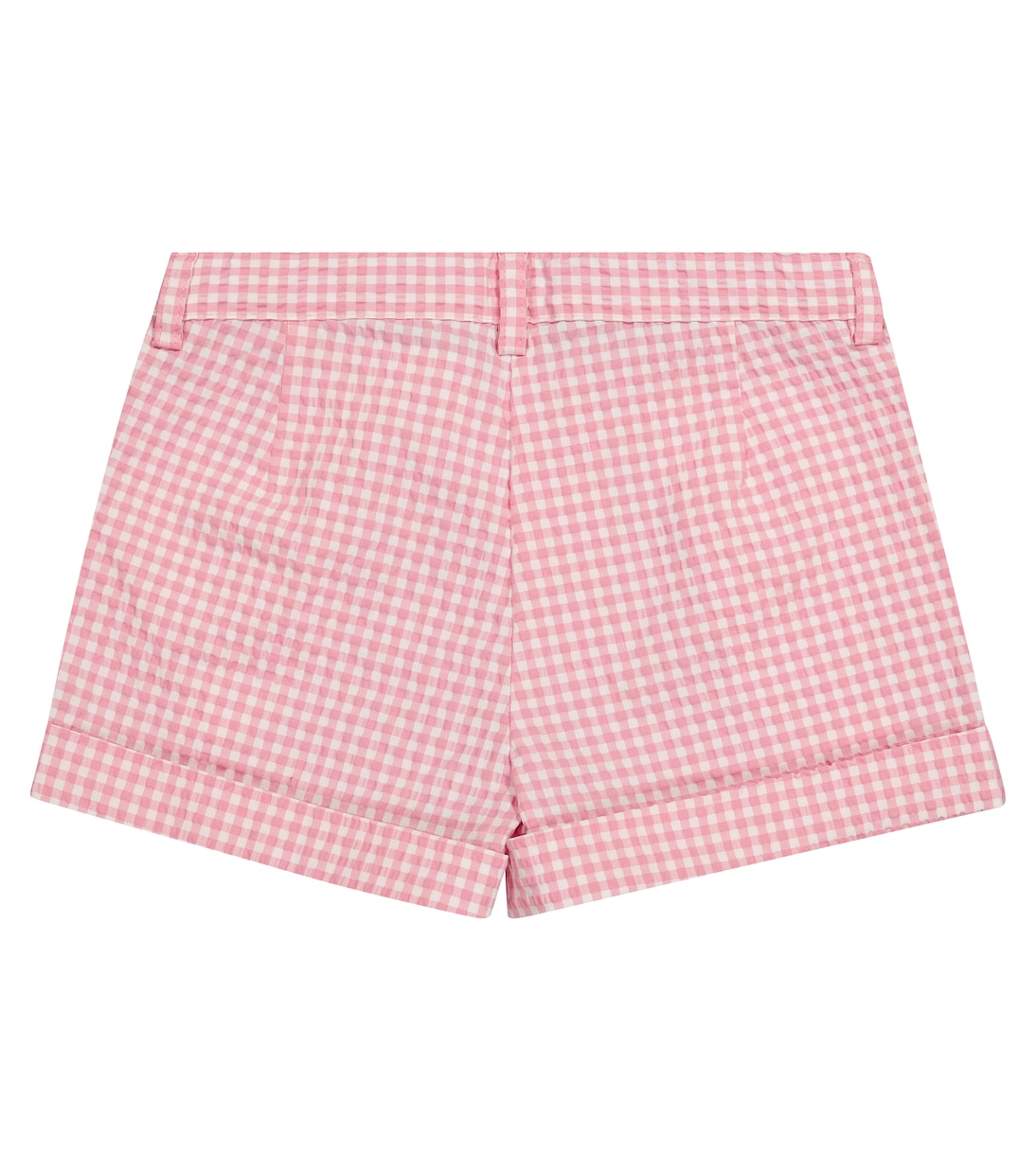 Gingham cotton-blend shorts | Il Gufo
