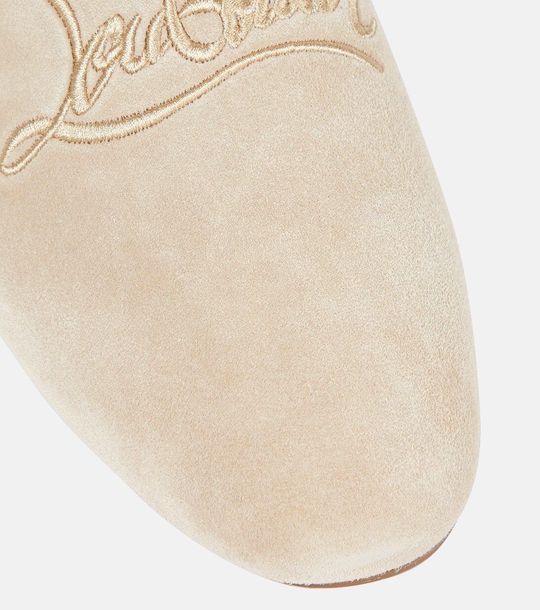 Slippers Navy Coolito Donna in suede | Christian Louboutin