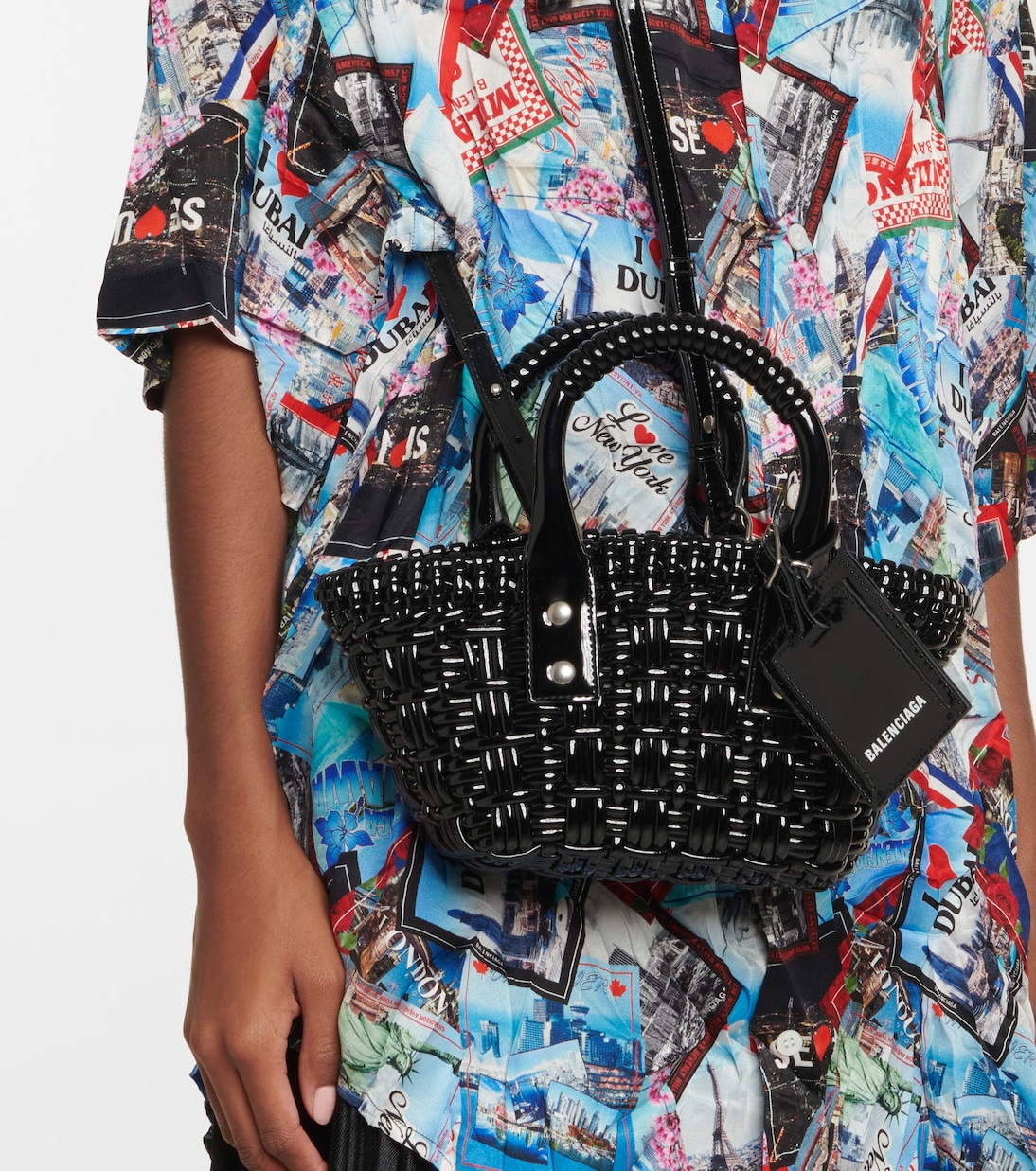 Bistro XXS woven tote bag | Balenciaga