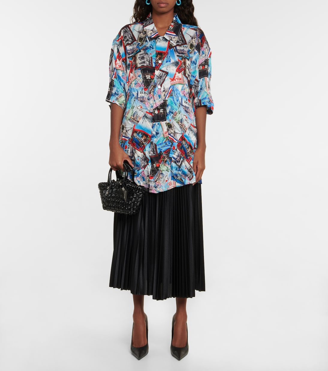 Bistro XXS woven tote bag | Balenciaga