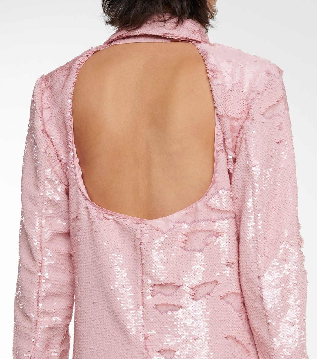 Robe chemise à sequins | Ganni