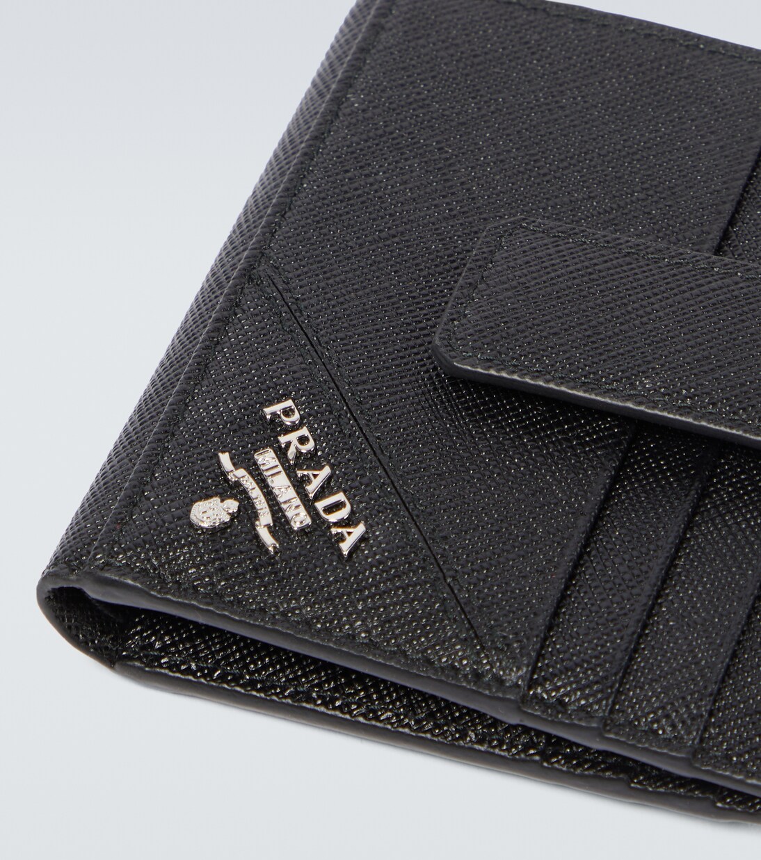 Bifold leather wallet | Prada