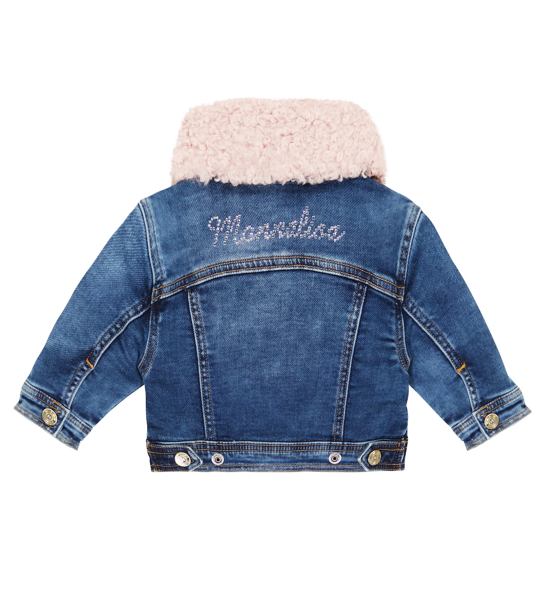 Baby embroidered denim jacket | Monnalisa