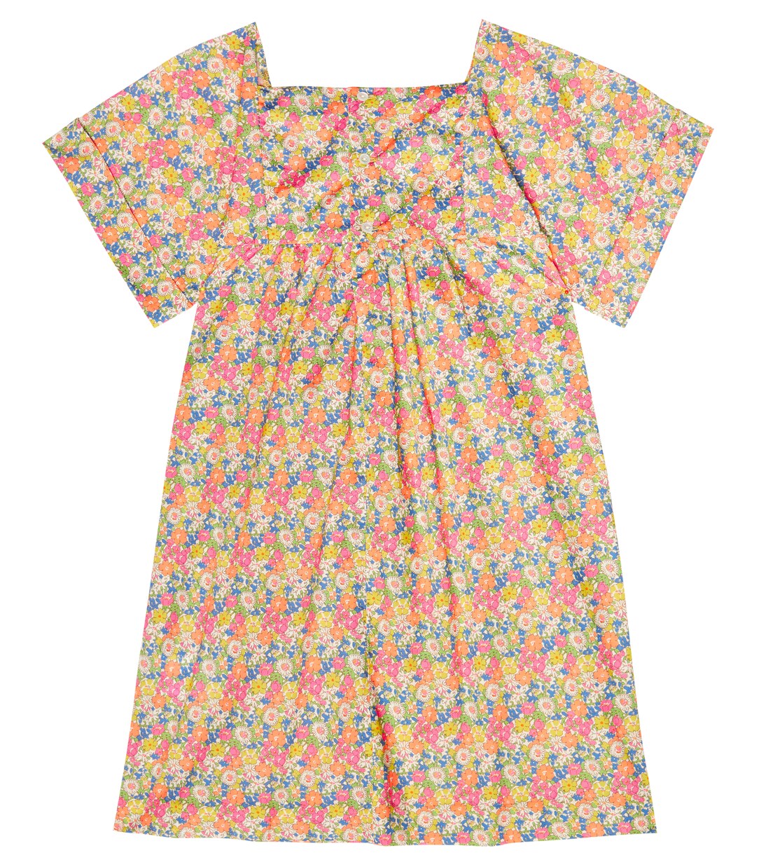 Robe en coton à fleurs | Bonpoint