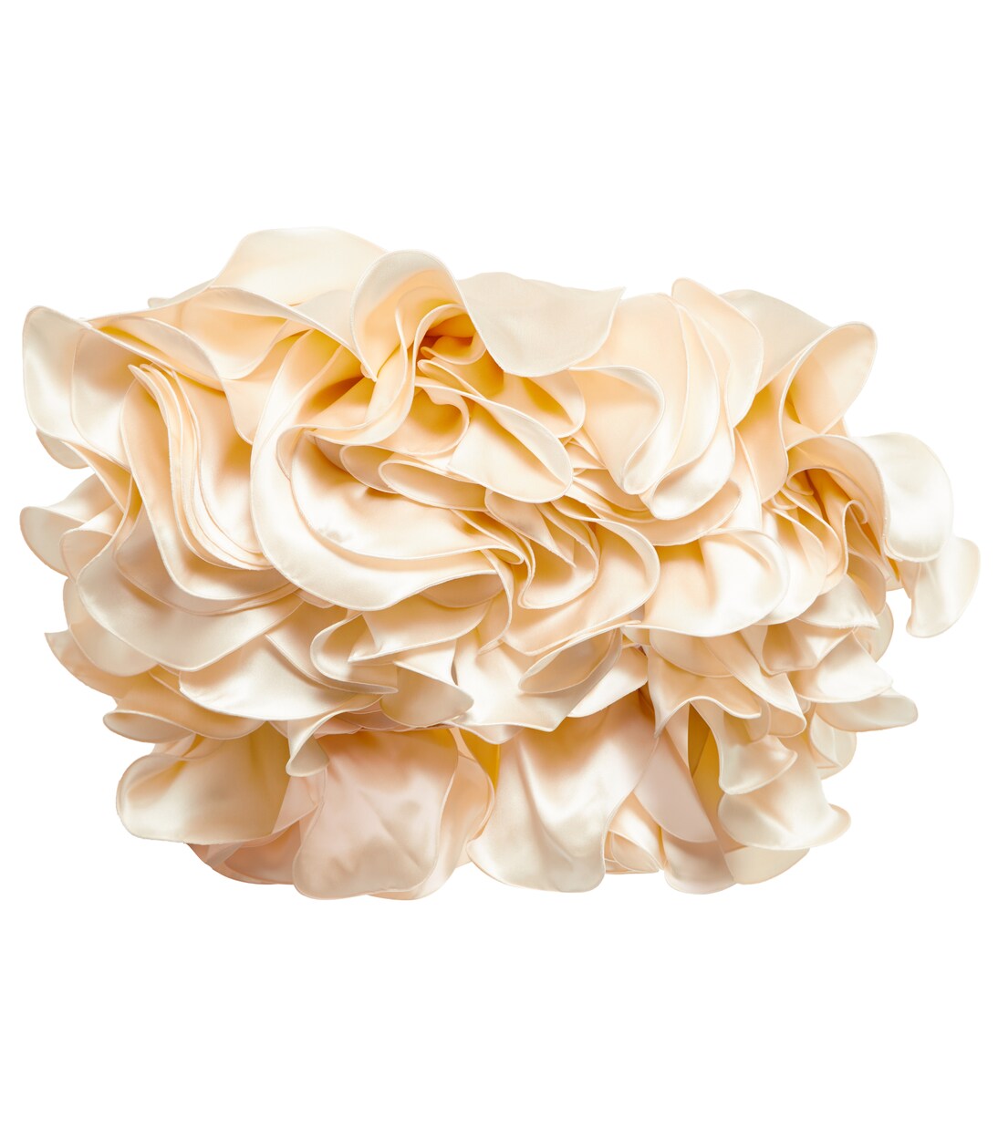 Cropped-Top aus Seide | Magda Butrym