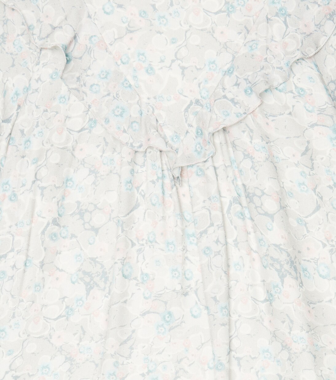 Floral-printed ruffled dress | Chloé Kids