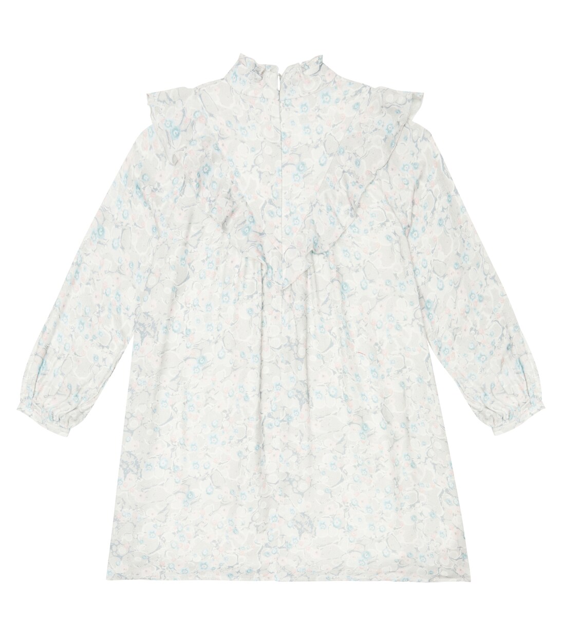 Floral-printed ruffled dress | Chloé Kids