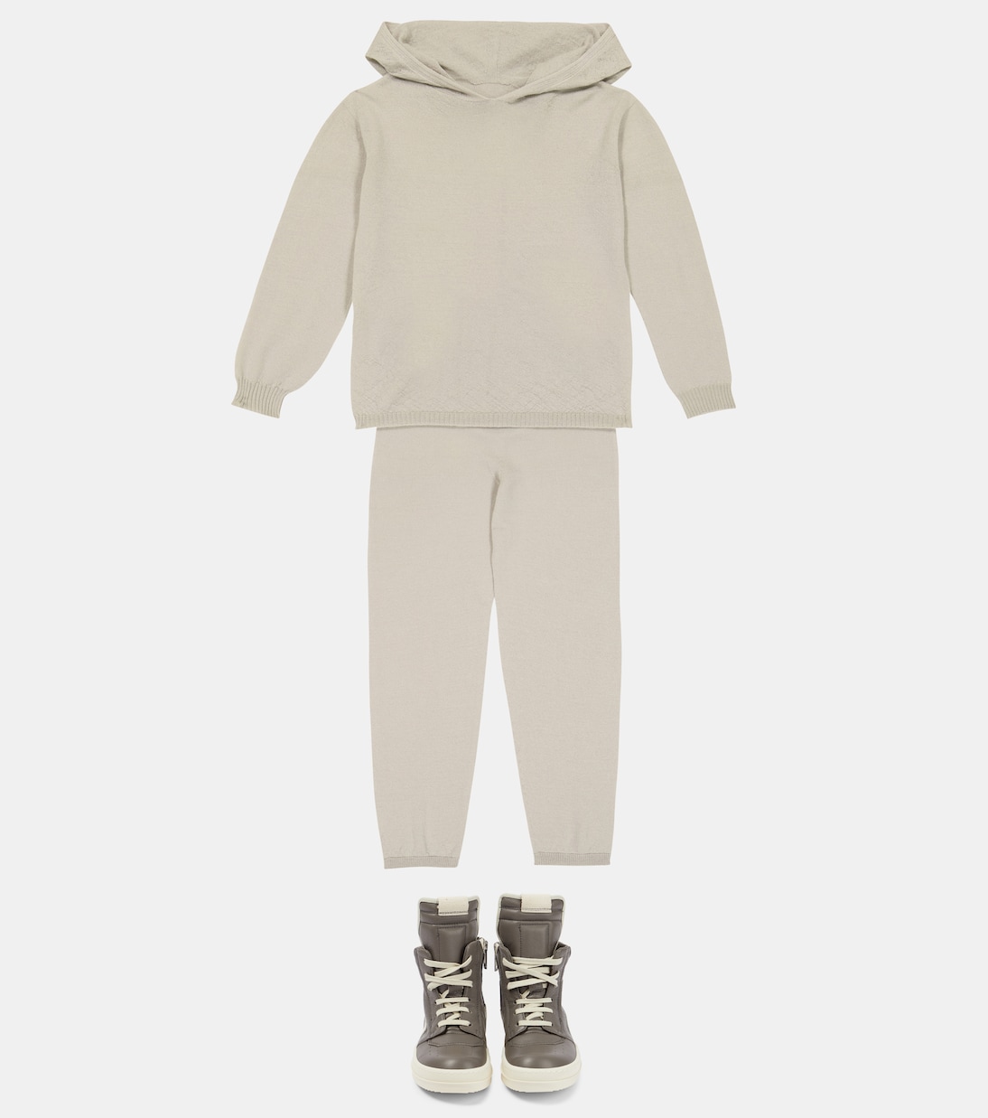 Wool-blend sweatpants | Rick Owens Kids
