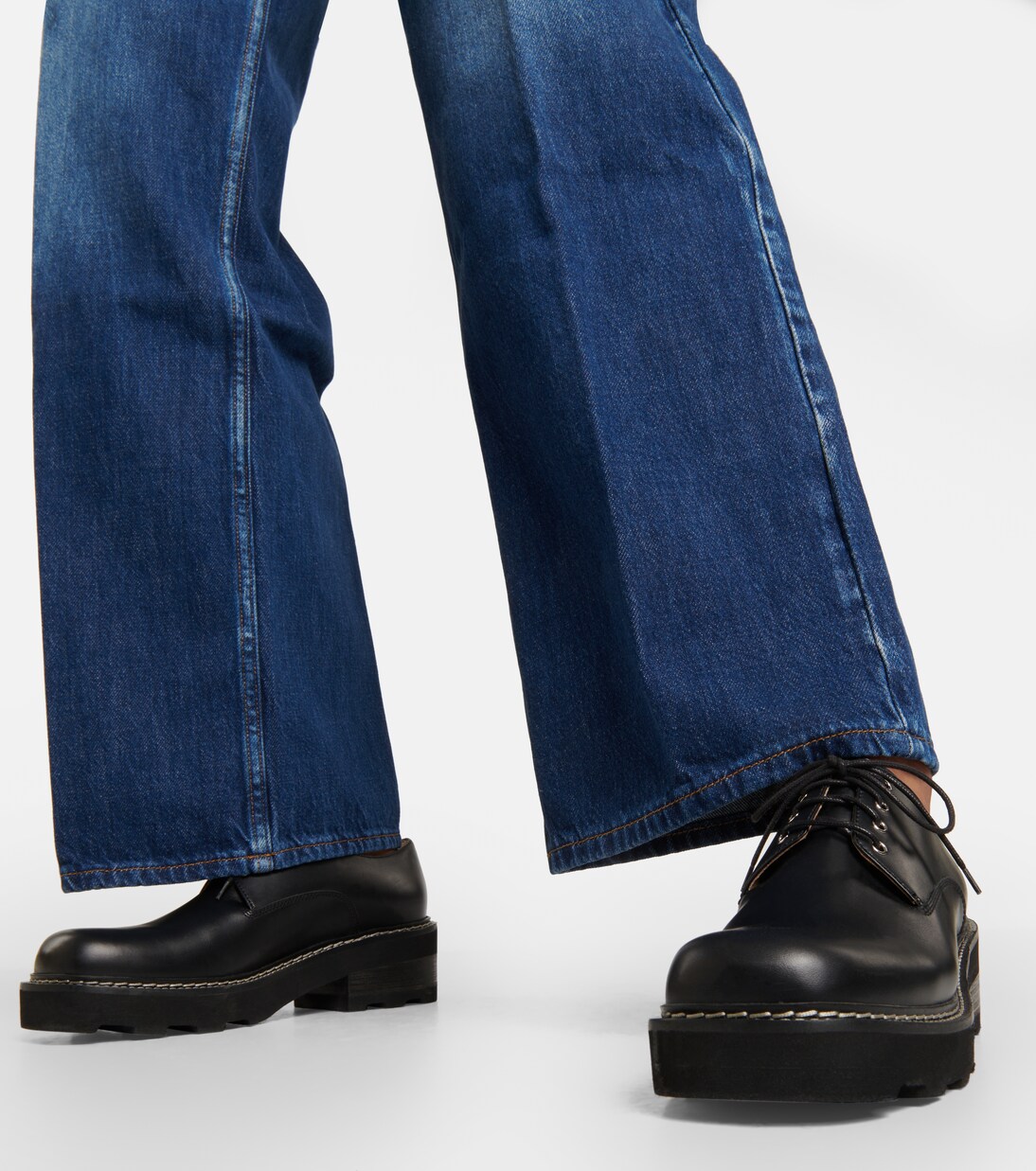 Weite High-Rise Jeans Le High 'N' Tight | Frame