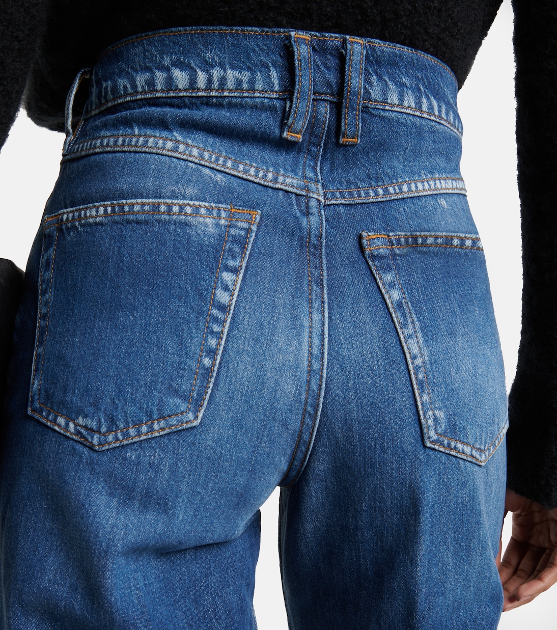 Weite High-Rise Jeans Le High 'N' Tight | Frame