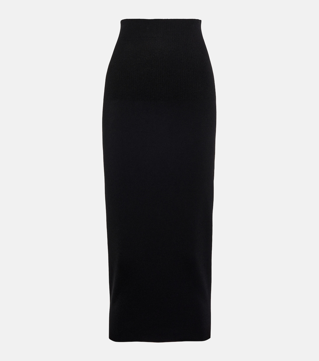 VB Body high-rise knit midi skirt | Victoria Beckham