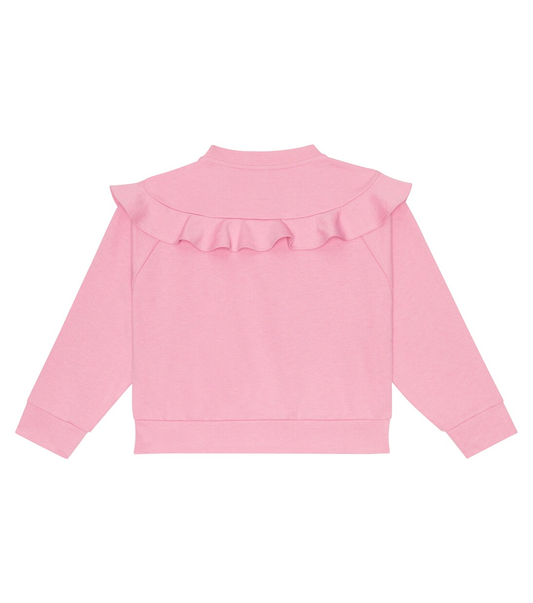 Ruffled cotton sweatshirt | Il Gufo