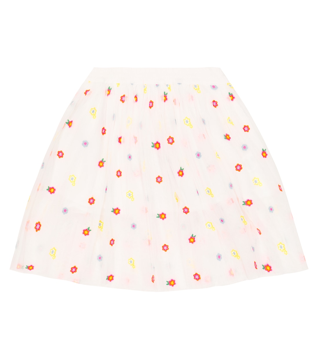Jupe brodée en tulle à fleurs | Stella McCartney Kids