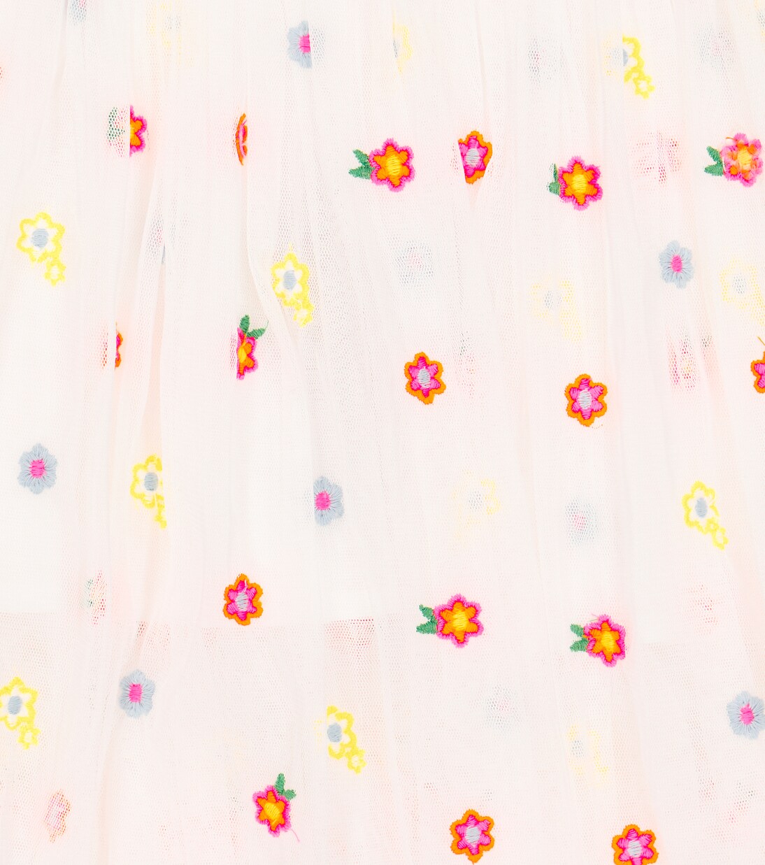 Jupe brodée en tulle à fleurs | Stella McCartney Kids