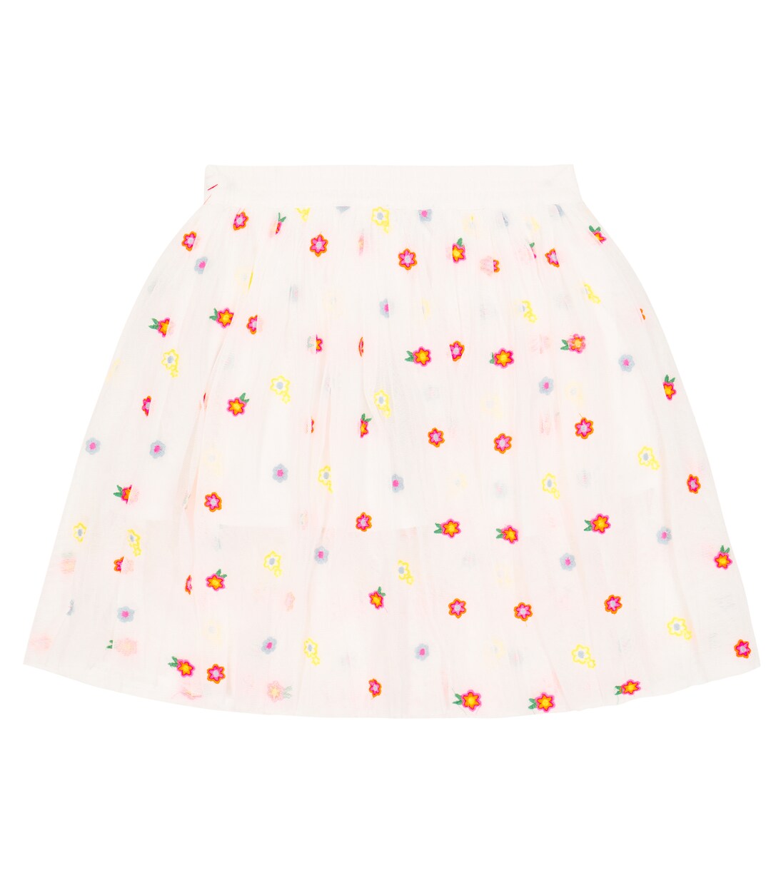 Jupe brodée en tulle à fleurs | Stella McCartney Kids