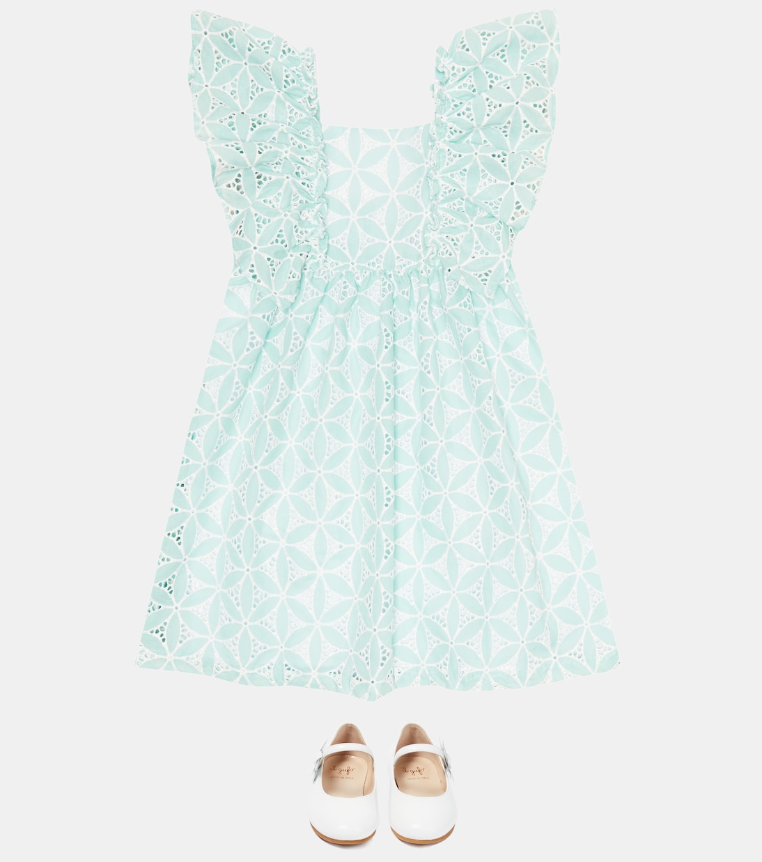 Broderie anglaise cotton dress | Tartine et Chocolat