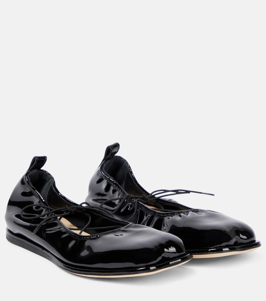 Patent leather ballet flats | Simone Rocha