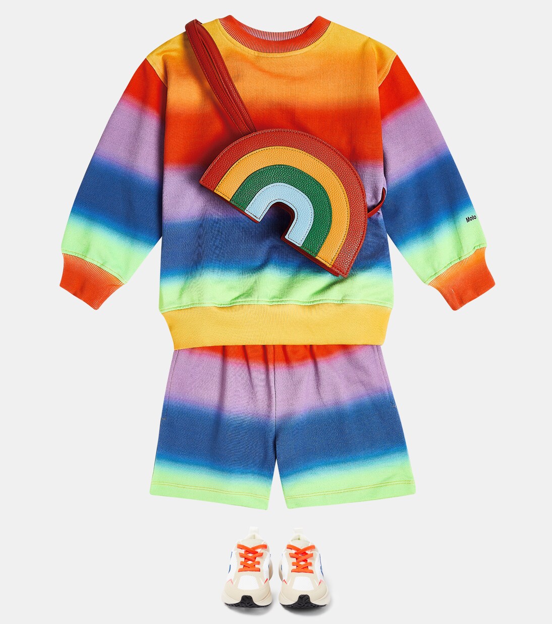 Adian striped cotton Bermuda shorts | Molo