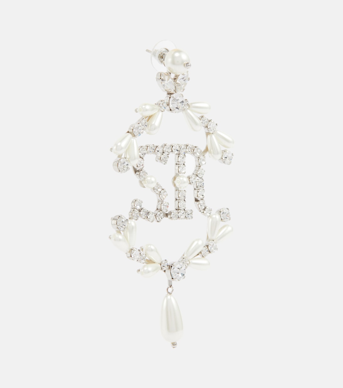 Pendientes de perlas con cristales | Simone Rocha