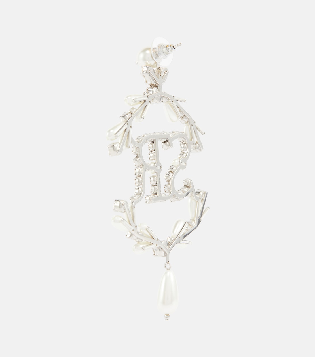 Pendientes de perlas con cristales | Simone Rocha