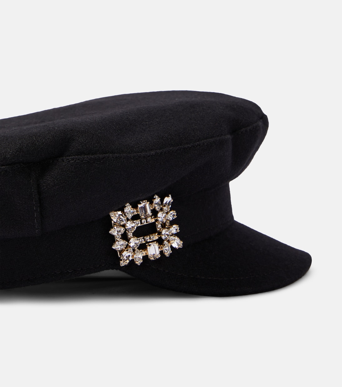 Embellished wool-blend hat | Roger Vivier