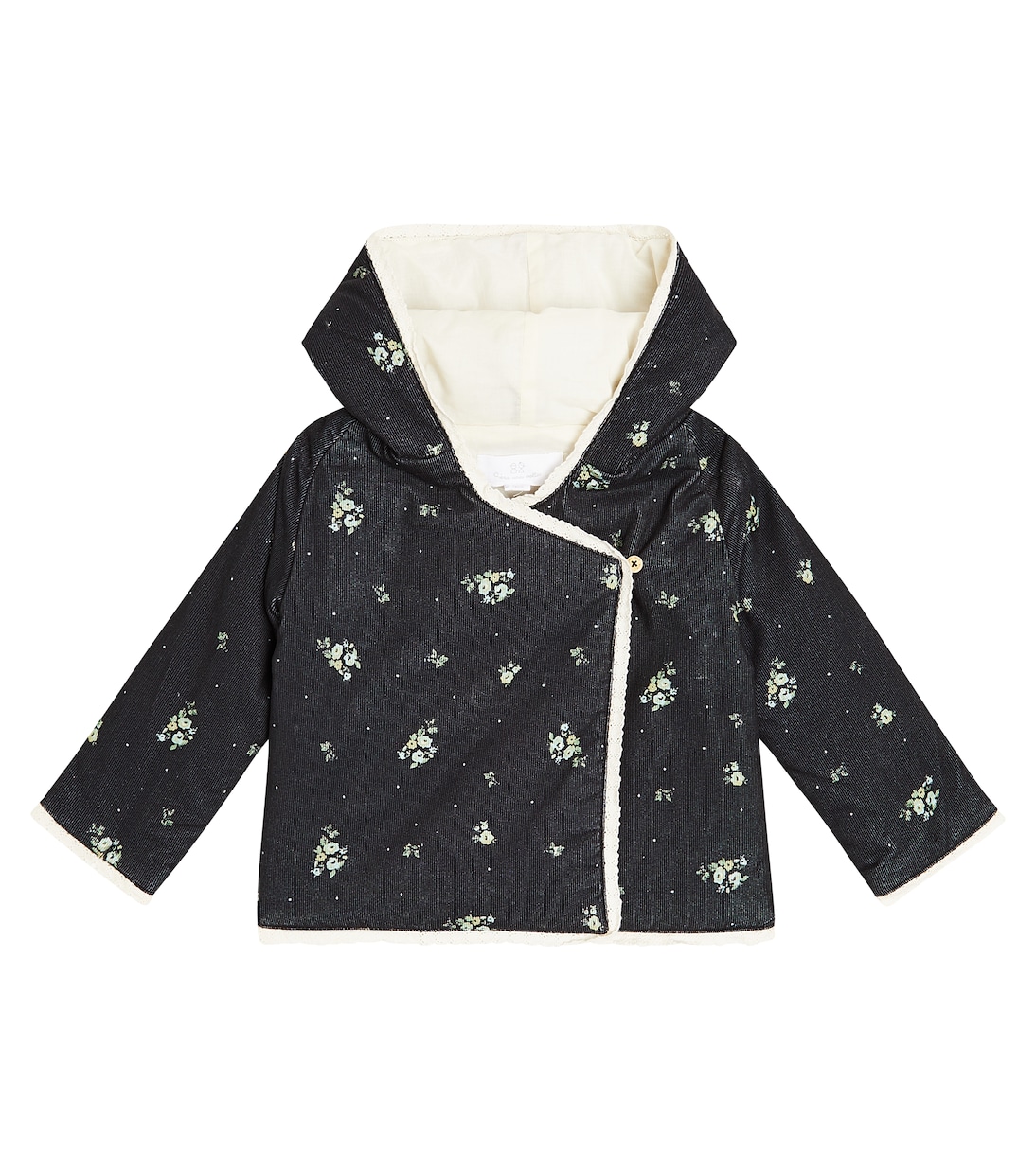 Baby Camille floral corduroy jacket | C'era Una Volta