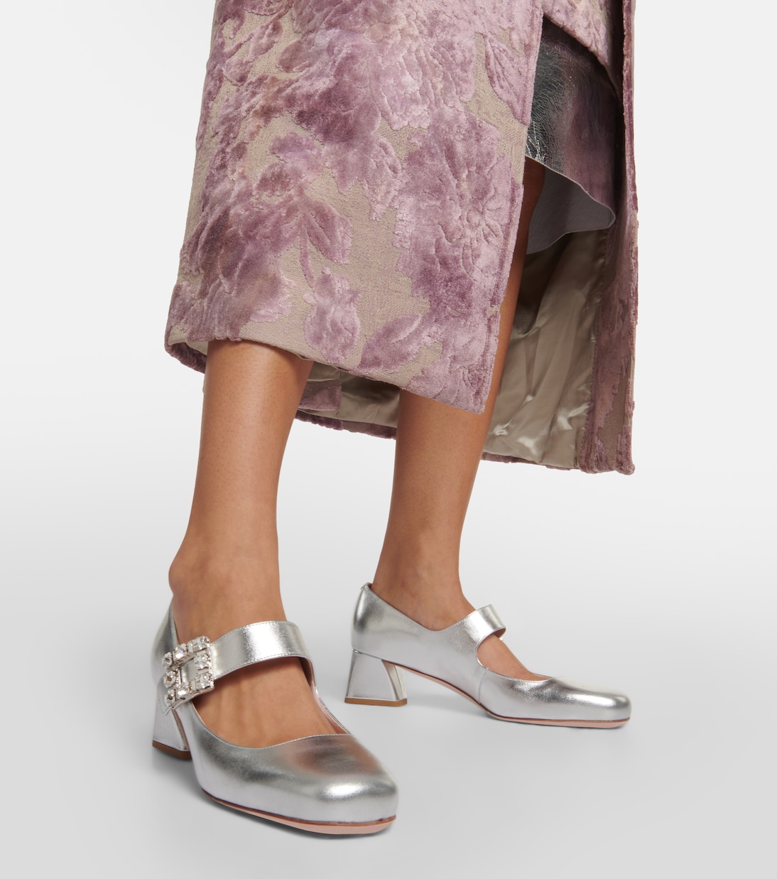 Escarpins Très Vivier en cuir métallisé | Roger Vivier