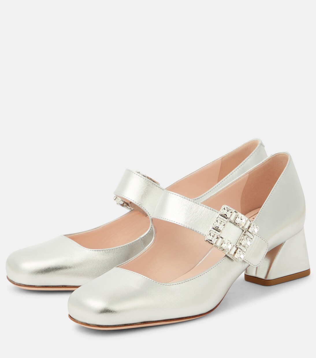 Escarpins Très Vivier en cuir métallisé | Roger Vivier