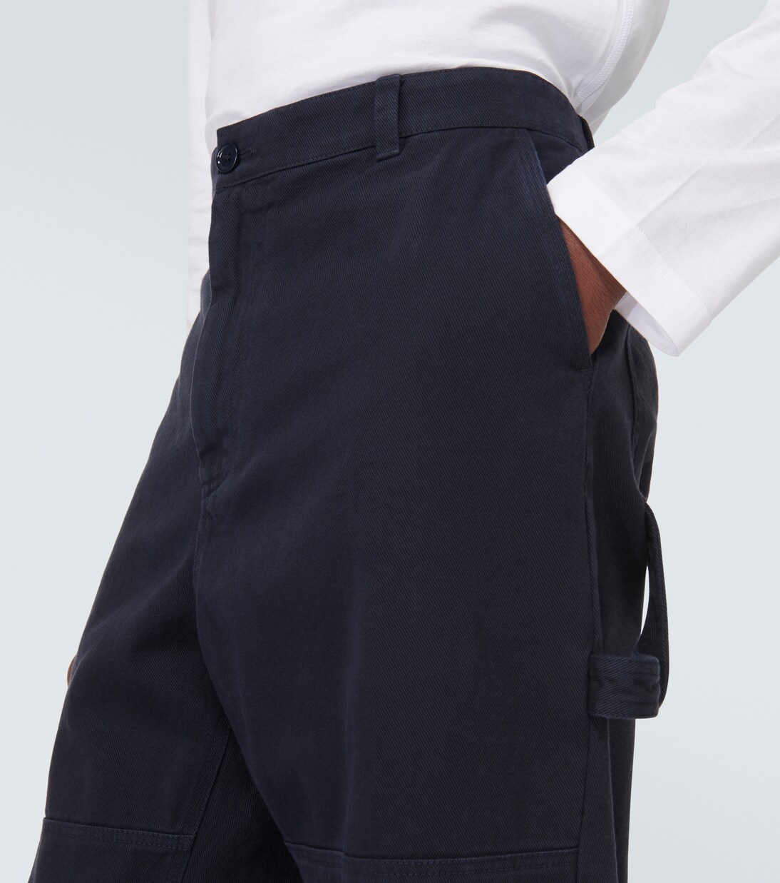 Mid-rise straight cotton pants | Dolce&Gabbana