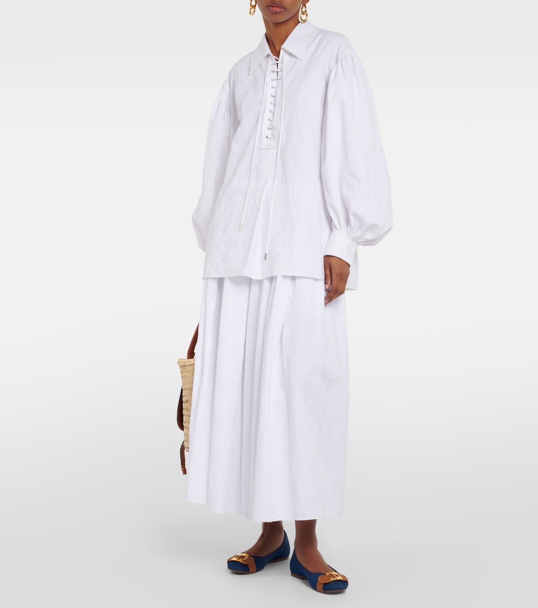 Chany denim ballet flats  | See By Chloé