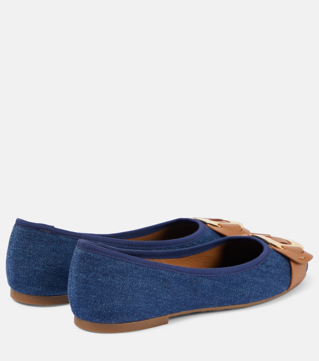 Chany denim ballet flats  | See By Chloé