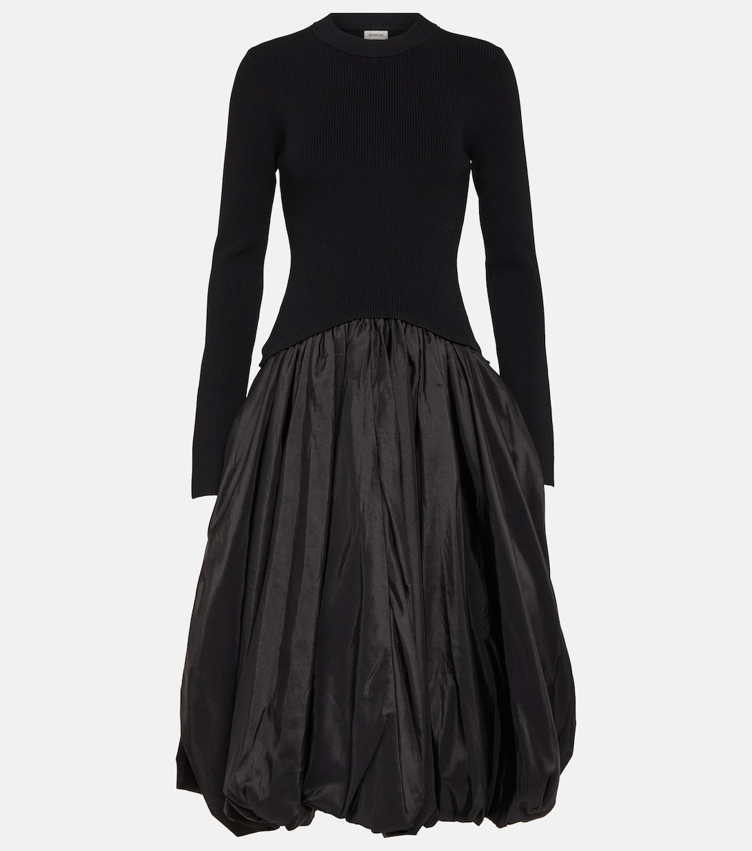 Kenlie taffeta-trimmed midi dress | Simkhai