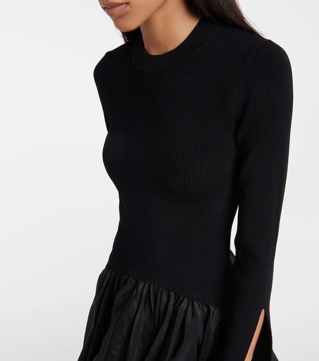 Kenlie taffeta-trimmed midi dress | Simkhai