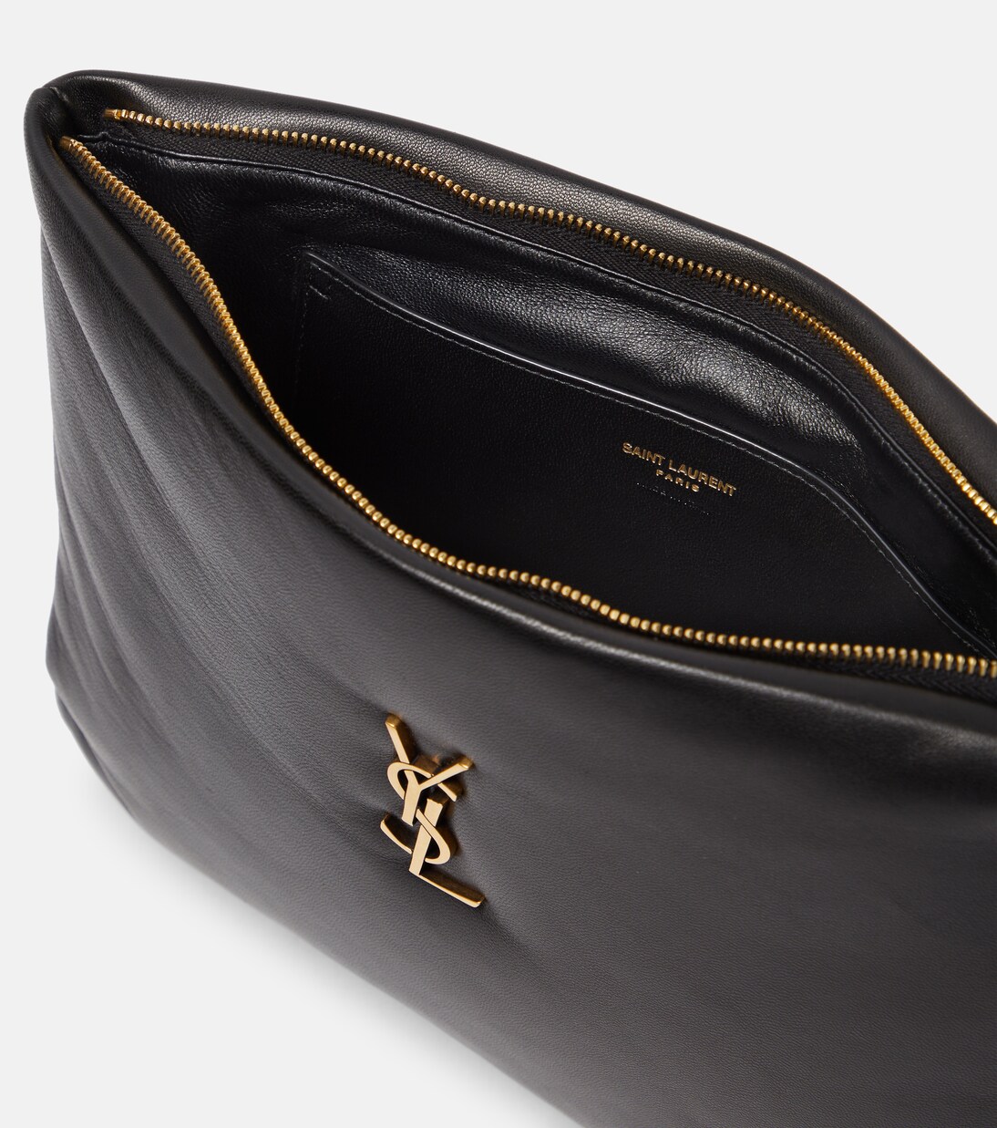 Calypso Large leather pouch | Saint Laurent