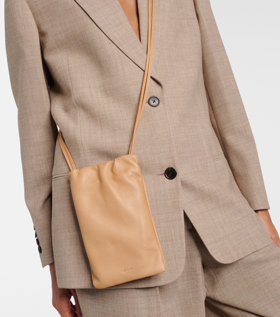 Smartphone-Etui Bourse aus Leder | The Row