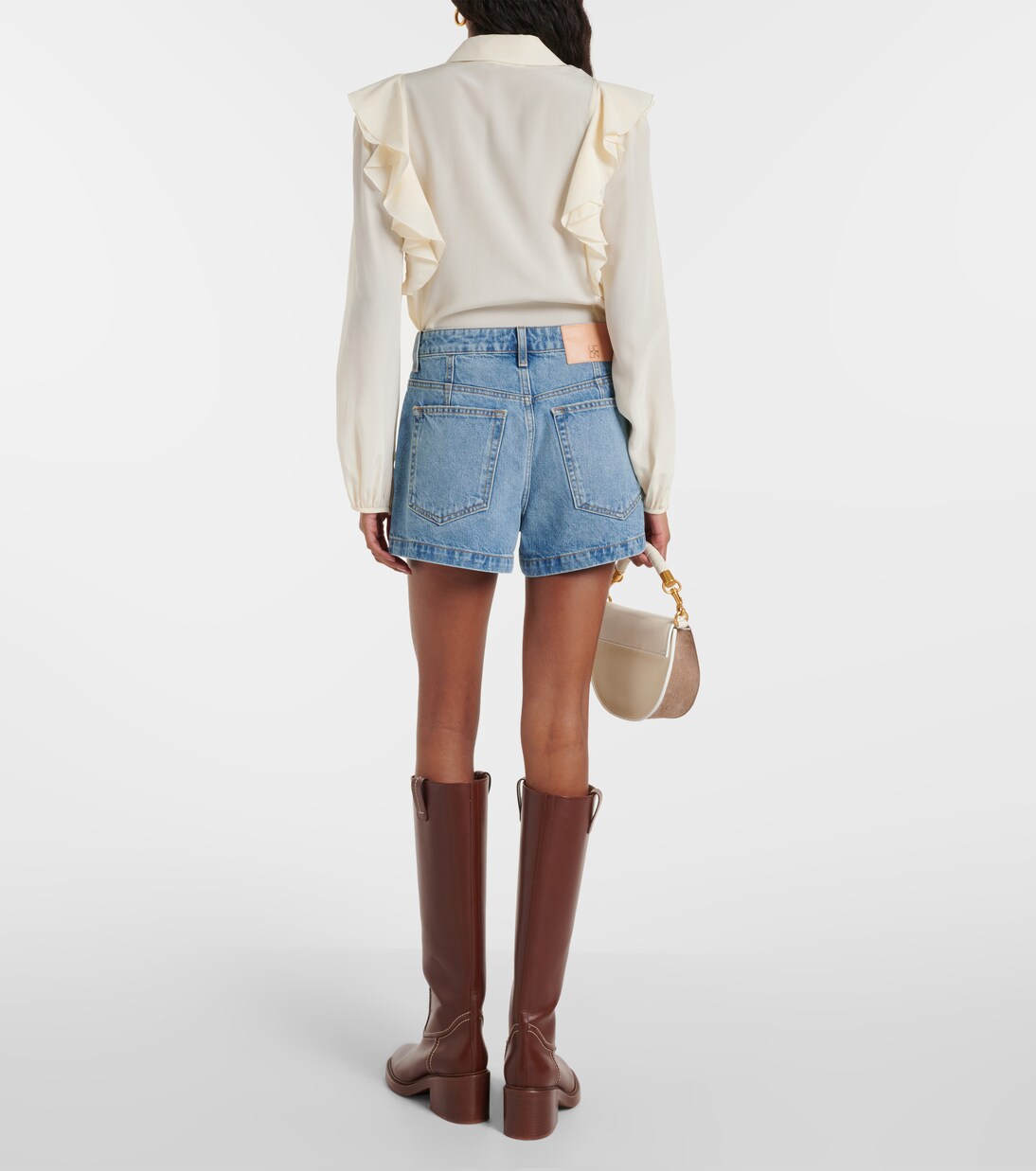 High-Rise Jeansshorts | Ulla Johnson