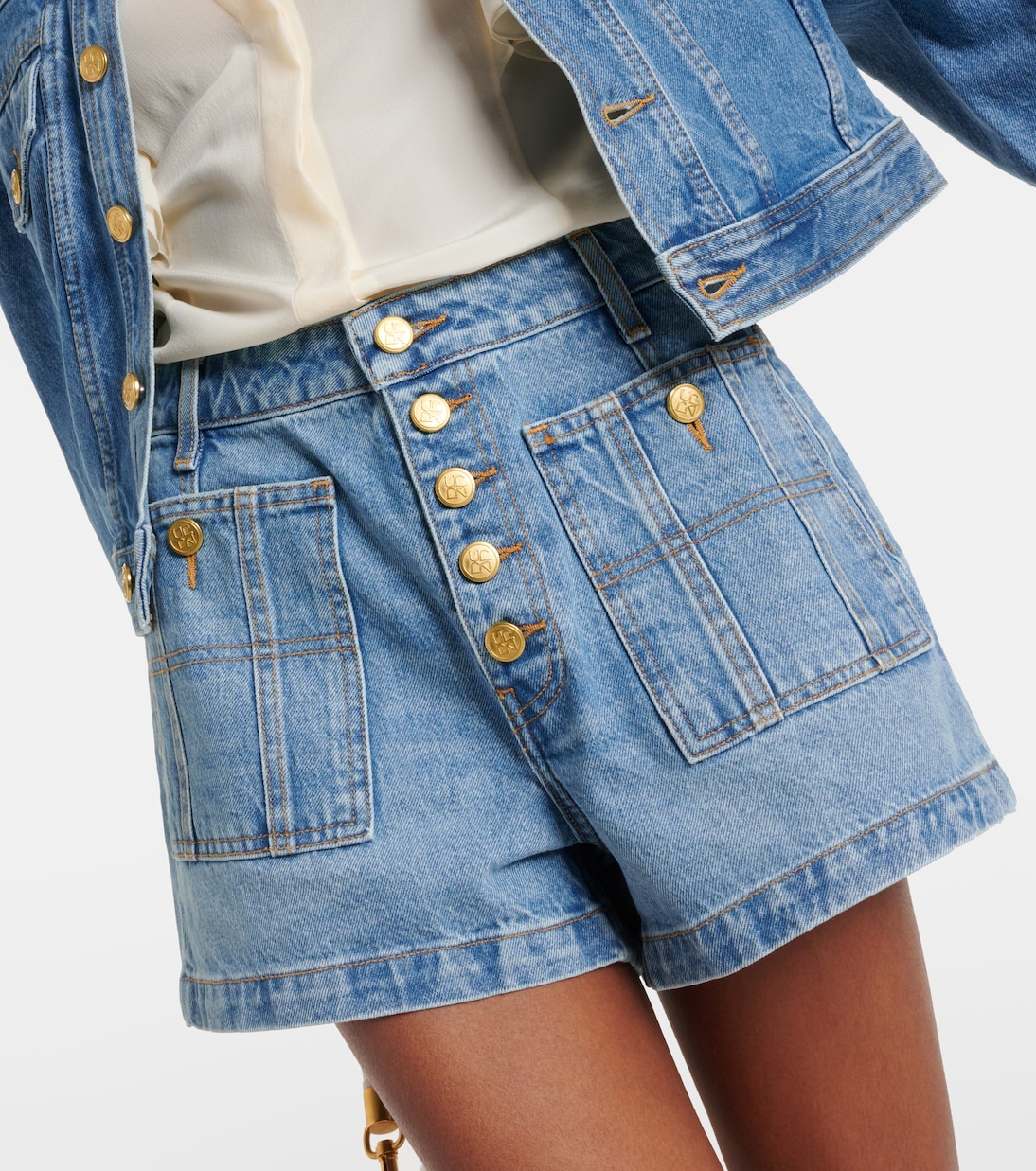 High-Rise Jeansshorts | Ulla Johnson