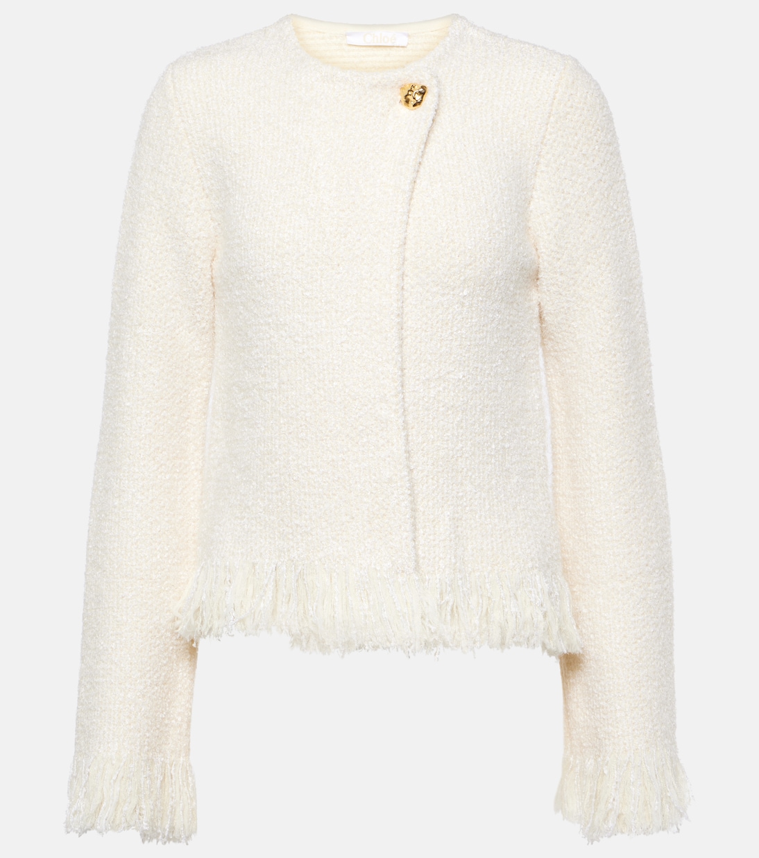 Wool, silk, and cashmere-blend jacket | Chloé